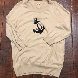 JCrew F Anchor sweater